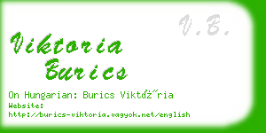 viktoria burics business card